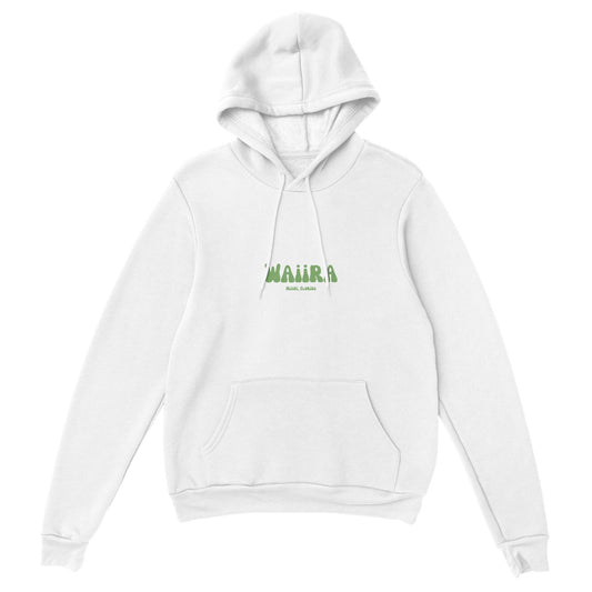 Paradise Collection White-Green Hoodie