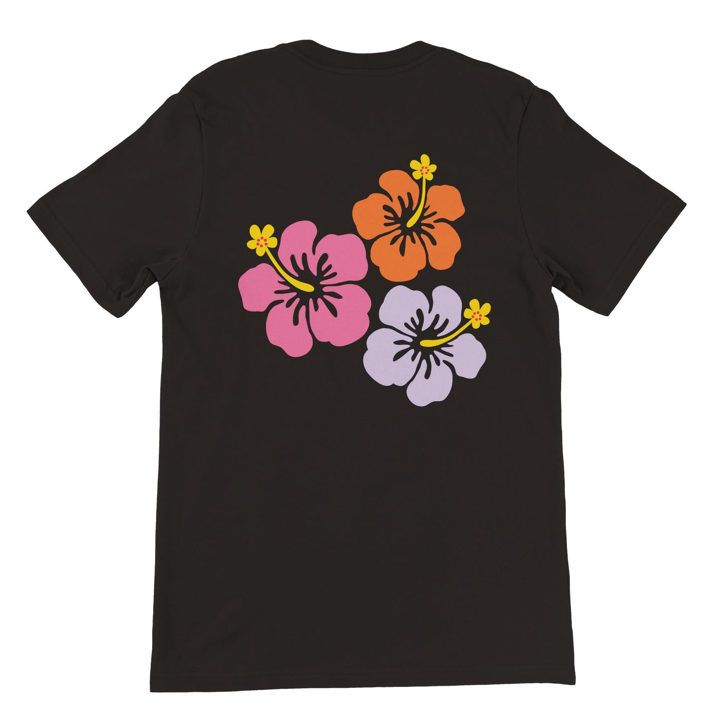 Hibiscus Collection Black T-shirt