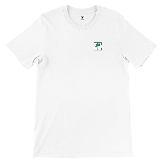 Natural Collection Green White Crewneck T-Shirt